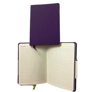 Книга записна 115х160мм, 80арк. Partner Soft Mini 8205-11-A клітинка, фіолетова (36934) фото
