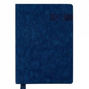 Щоденник датований 2024 А5 Boss, 368 стор Leo Planner .,синій (252417) фото