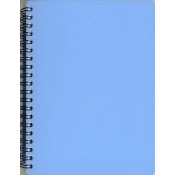 Тетрадь на спирали А6, 80арк, MICRO пластиовая обложка голубой TA6380-810 (015264) фото