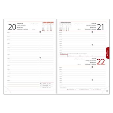 Ежедневник датированный 2022 А5 176 листов Miradur 3В-55 бордовый линия (011511k) фото
