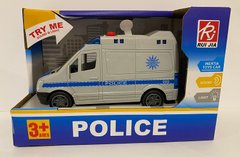 Машинка в коробке полиция микроавтобус свет,звук,инерция 043 (1812421) фото