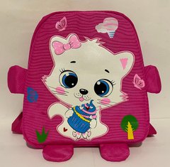 Рюкзак детский из ткани 25х21х10см Котик,розовый 316КТ (1329445) фото