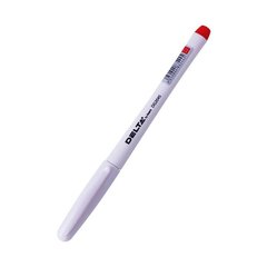 Ручка гелевая с гриппом DG 2045, непрозрачная красная (37182) фото