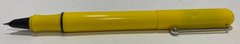 Ручка перо 899 капсула та поршень жовтий корпус (899жовта) фото