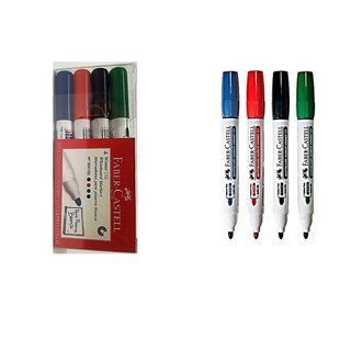 Набір маркерів 4шт для дошки 159304 Faber Castell (159304) фото