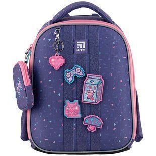Рюкзак школьный каркасный детский Kite Education Pixel Love К24-555S-3 (К24-555S-3) фото
