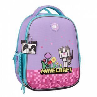 Рюкзак шкільний ортопедичний 35х28х15см YES Н-100 Minecraft Pinky550094+сумка в подарунок (550094) фото