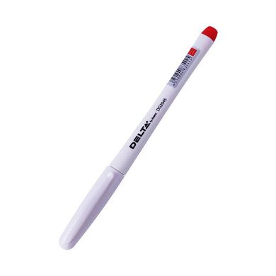 Ручка гелева з грипом DG 2045, непрозора червона (37182) фото