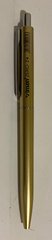 Ручка масл автоматична 0,7мм Vinson Z4 золота,пише синім (03020022) фото