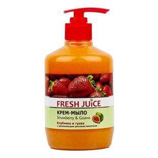 Крем-мыло FRESH JUICE земляника 460 г с дозатором Украина (150151) фото