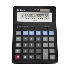 Калькулятор BS-555 12 разрядный 155х205х15 (070121) фото