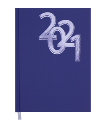 Щоденник датований А5 2021 OFFICE BM.2164-02, синій (BM.2164-02) фото
