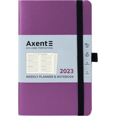 Еженедельник 2023 125х195мм, Axent Soft фиолетовый 8506-23-11 (8506-23-11) фото