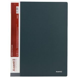 Папка-швидкозшивач пластикова уси А4, 1304-05 зелена AXENT (1304-05-а) фото