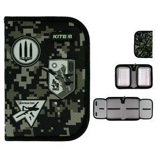Пенал школьный KITE 1 отделение, 2 отворота без наполнения Air Force K24-622-10 (K24-622-10) фото