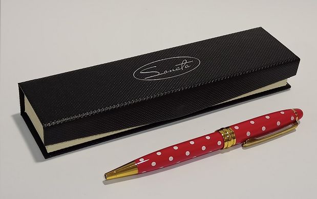 Набір шарикова ручка горох червоний Sonata В-02-1 (В-02-1) фото