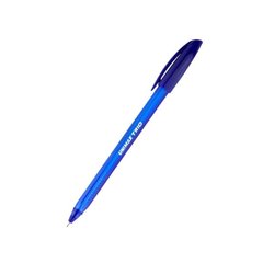 Ручка шариковая Trio UX-104-02, прозрачная синяя (36588) фото