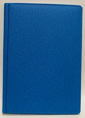 Ежедневник датированный 2023 А5 176 листа Cambric ЗВ-55 голубой линия (01160010) фото