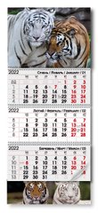 Квартальный календарь на 3 пружины 2022 год "Пара Тигров" (011816) фото