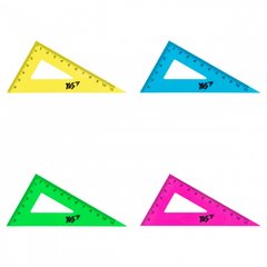 Треугольник прямоугольный флуорисцентный 11 см YES 370305 (370305) фото
