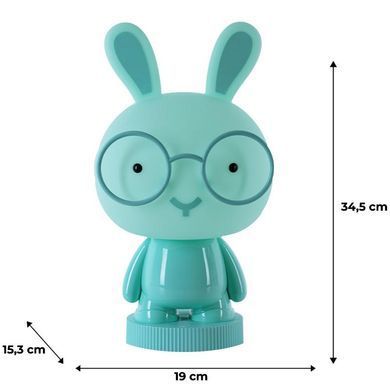 Светильник-ночник LED с аккумулятором 2,5W 1200mAh, 5V 8 режимов света Bunny зеленый К24-490-1-4 (13391011) фото