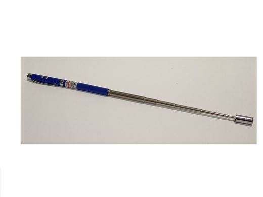 Ручка шариковая 5 в 1 (фонарик LED, лазер, указка телескопическая 46 см, магнит) 267-1 (267-1) фото