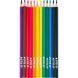 Карандаши цветные трехгранные Kite Classic K-053, 12 цветов (1315102) фото 2