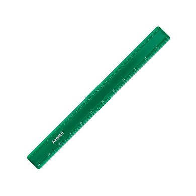 Лінійка 30 см пластикова матова зелена, 7530-05-A (7530-05-A) фото