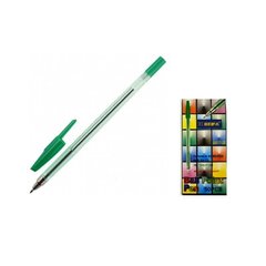 Ручка шариковая АА927 прозрачная Beifa зеленая /50/ (030102) фото
