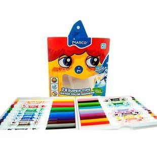 Фломастеры 24 цвета Super Washable, Marco (1630-24CB) фото