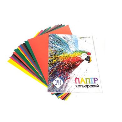 Цветная бумага А4, 14 листов, 7 цветов FR-0014-7 (600201) фото