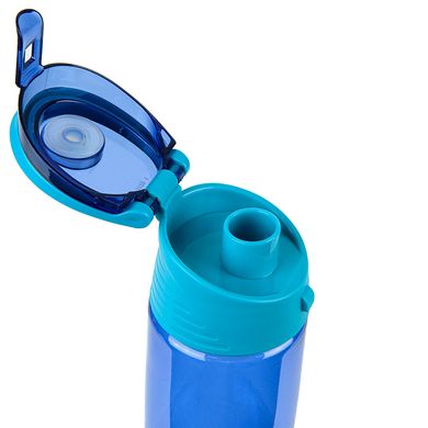 Пляшечка для води 550 мл К22-401-02 блакитно-бірюзова KITE (К22-401-02) фото