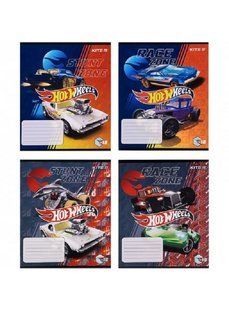 Зошит 18 арк. Hot Wheels HW-21-236. клітинка (9927008) фото