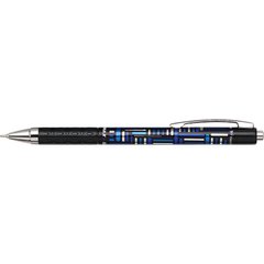 Ручка шариковая автоматическая Electra UX-123-02, цветной корпус, синяя (36637) фото