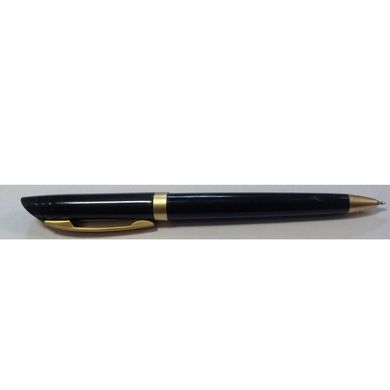 Ручка подарункова P 838 РШ Black Beauty сатiн чорний корпус, синя Flair (030325) фото