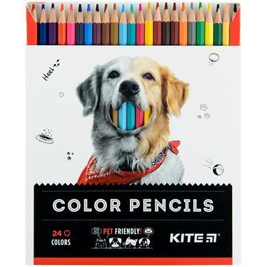 Набір кольорових олівців Kite Dogs K22-055-1, 24 кольори KITE (50420) фото