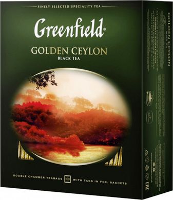 Чай Greenfield Golden Ceylon черный 100п. (370330) фото