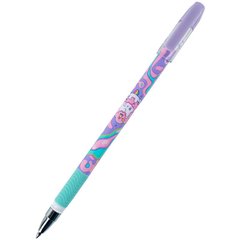 Ручка гелева "пиши-стирай" з гумовим гріпом 0,5мм,синя Rainbow Catcorn К24-068-2 KITE (К24-068-2) фото