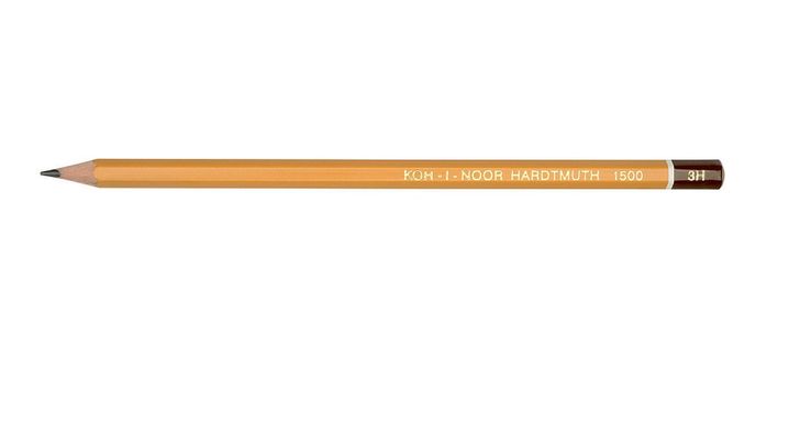 Олівець графітний 1500, 3 H /12/ (1500.3H) фото