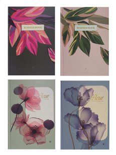 Деловая книга А5 96 листов обложка твердая "Flowers"клетка ДК-96-А5# (011320) фото