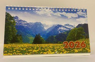 Календар настольный домик на 2026 год 21х12,5см Природа Горы (0118020) фото