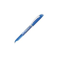 Ручка кулькова для лівши 888 BL Angular, непрозора Flair синя /12/ (030166) фото