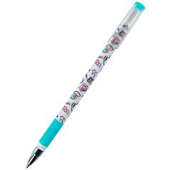 Ручка шариковая с резиновым грипом Girl Power K24-032-01 KITE, синяя (К24-032-1) фото
