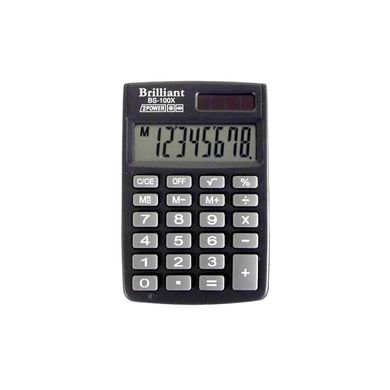 Калькулятор Brilliant BS-100X 8 р.(8470100000) (070200) фото