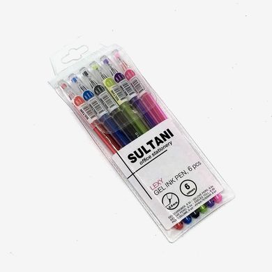 Набір ручок гелевих 6 кольорів ST-5507-6, Tukzar (ST-5507-6) фото
