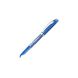 Ручка кулькова для лівши 888 BL Angular, непрозора Flair синя /12/ (030166) фото 1
