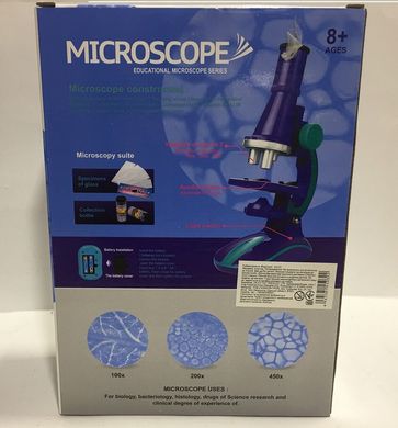 Микроскоп с аксессуарами, 2127 бирюзовый Microscope (1820080) фото