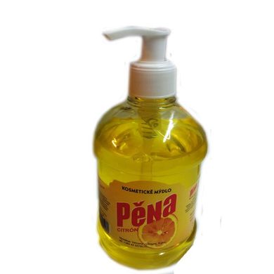 Жидкое мыло с дозатором ПЕНА 450 г лимон (150144a) фото