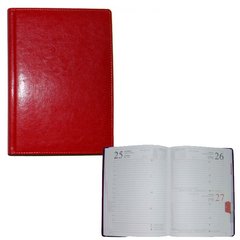 Ежедневник датированный 2022 А5 176 листа SARIF ЗВ-55 красный линия (011517c) фото