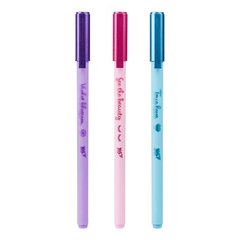 Ручка масляная Glam, прорезиненная синяя 412014 (412014) фото